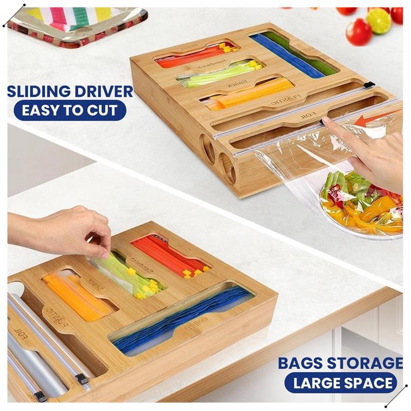 Meal Prep Organizer - 6In1 Ritssluiting Tas Organizer Tashouder Folie