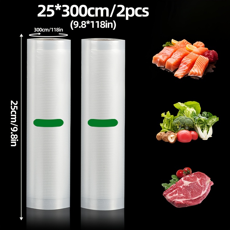 Meal Prep Freezer - 2-pack 3M vacuümrolletjes: BPA-vrij, meerdere formaten