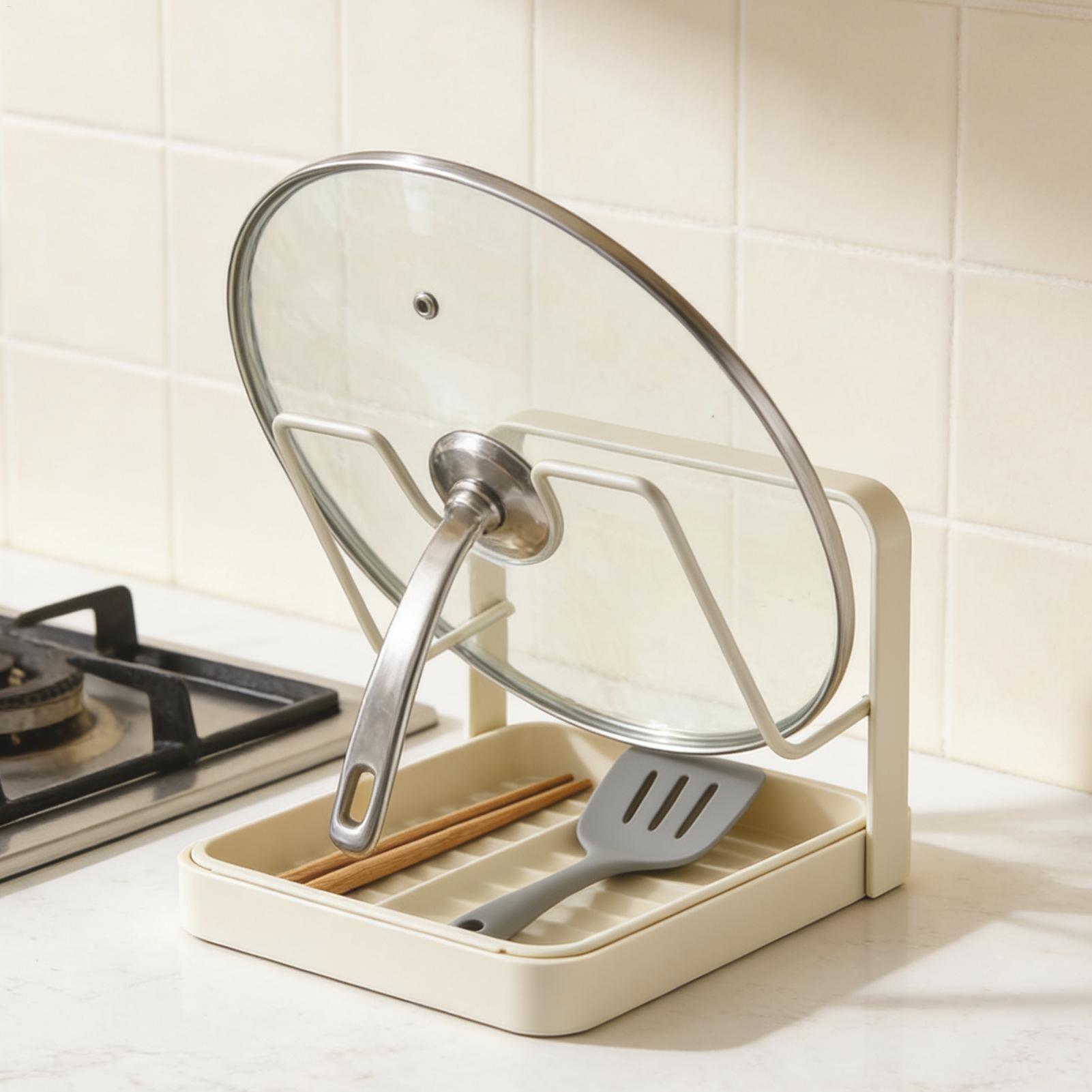 Meal Prep Organizer - Pot Deksel Organisator Antislip Keuken Opbergstandaard