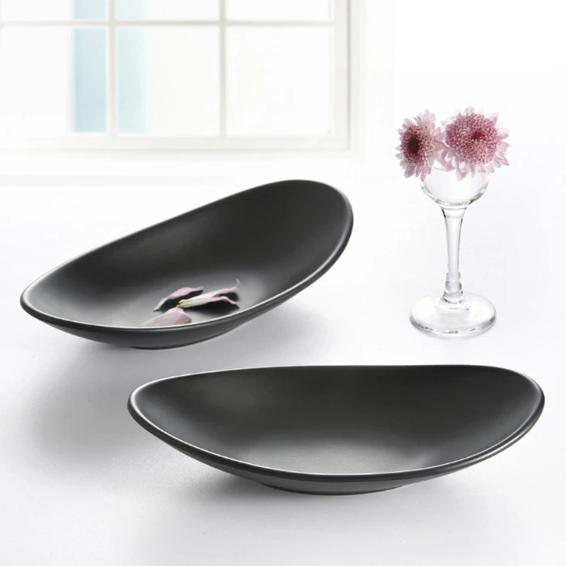 Meal Prep Organizer - Ovale zwarte ringschotel sieraden lade sleutel