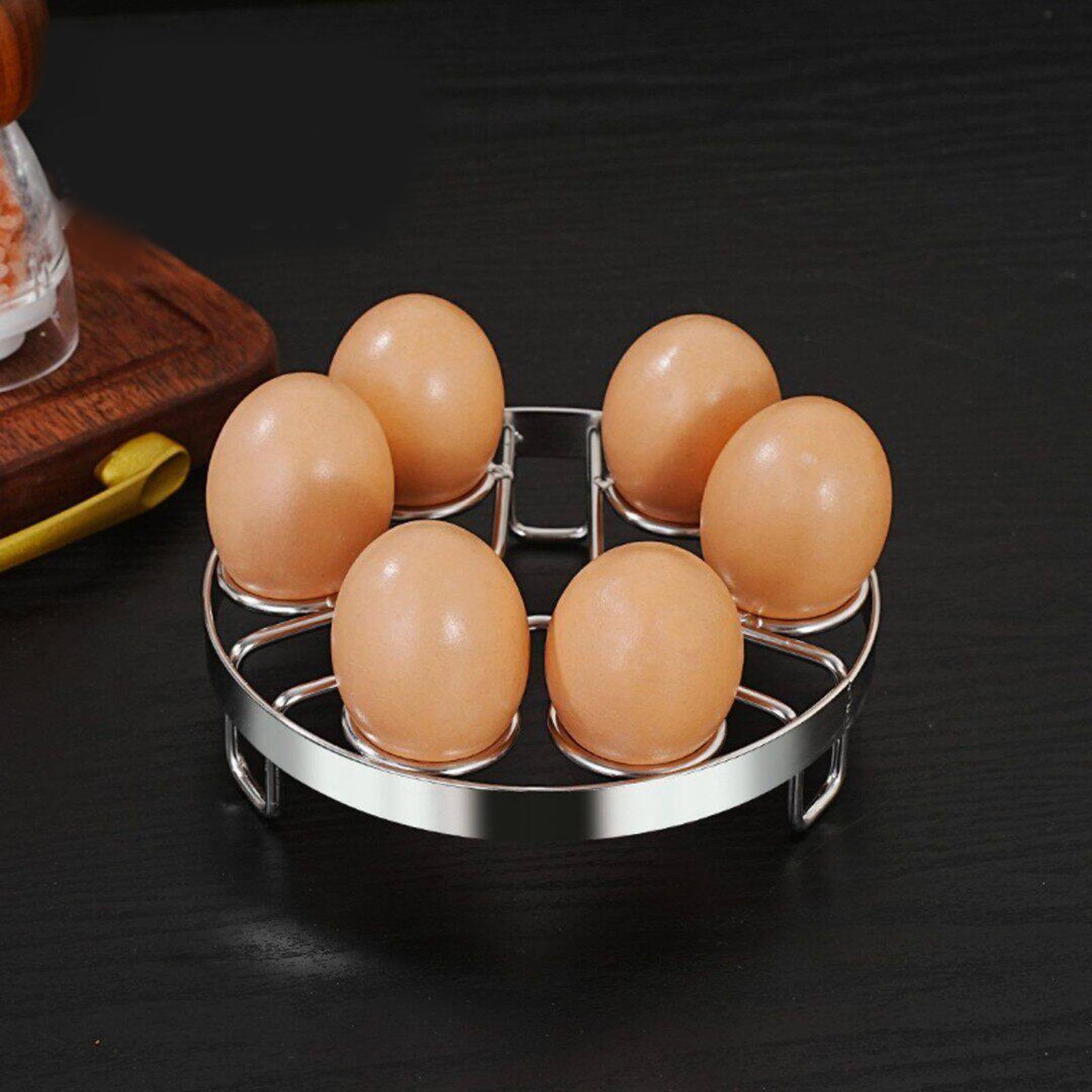 Meal Prep Eggs - Eierstoomrek Eierkoker Roestvrijstalen standaard Stoompanonderzetter voor