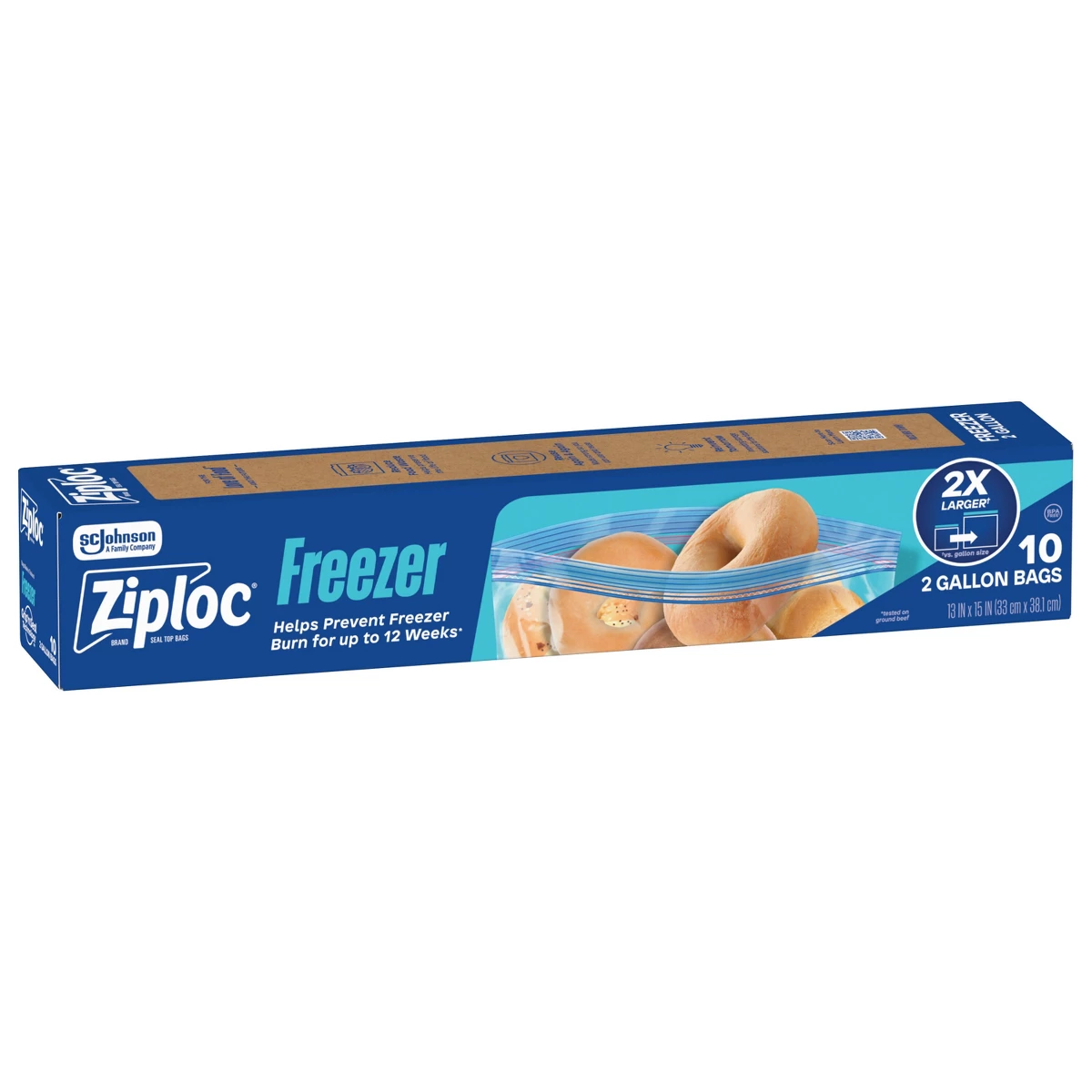 Meal Prep Freezer - Ziploc 2-gallon diepvrieszakken voor voedselopslag en