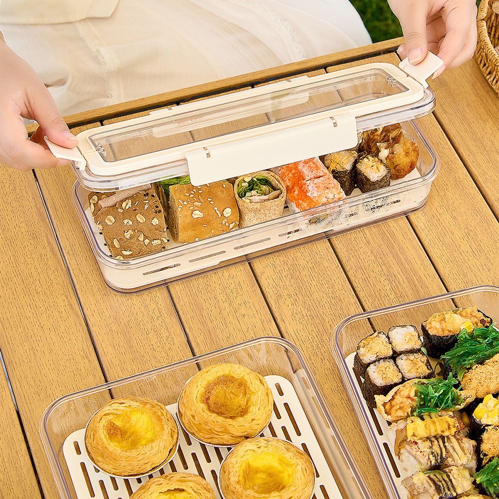 Meal Prep Pasta - Doorzichtige fruitbewaarcontainer, vershoudend met deksel, pasta-opbergcontainer,