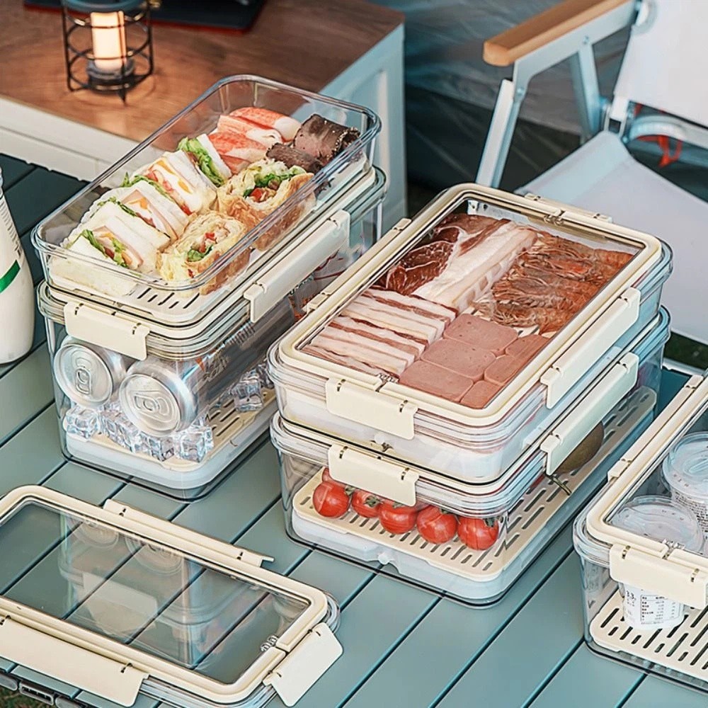 Meal Prep Pasta - Doorzichtige fruitopbergcontainer Luchtdicht met deksel Pasta-opbergcontainer