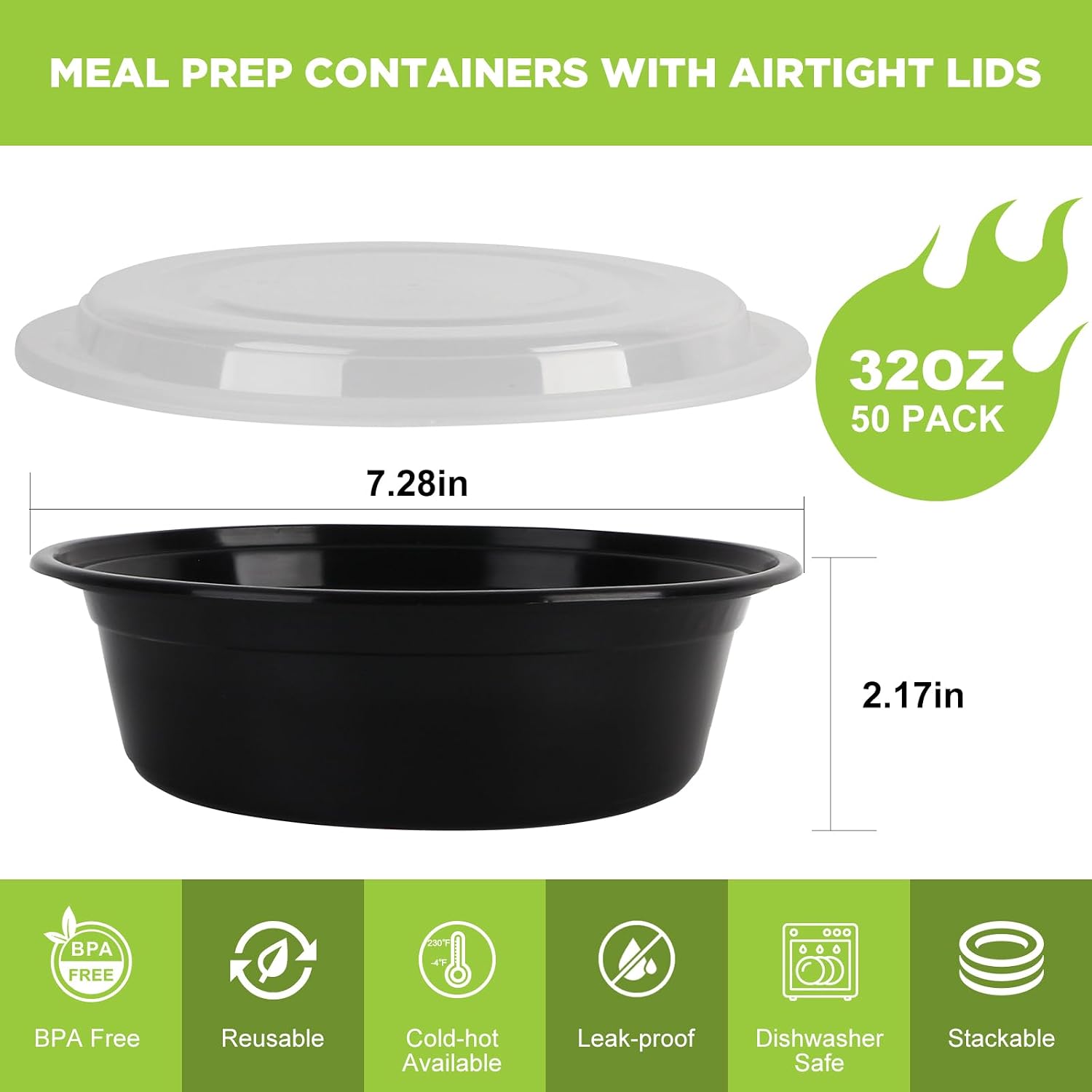 Meal Prep Bakjes met Deksels - - Meal Prep Freezer recensie en prijs