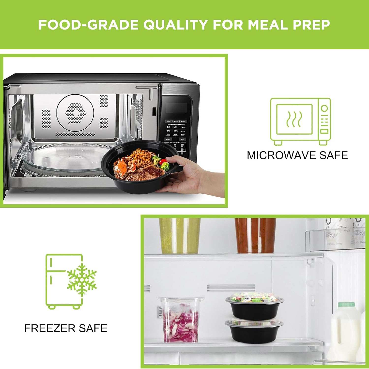 Meal Prep Bakjes met Deksels - - Meal Prep Freezer recensie en prijs