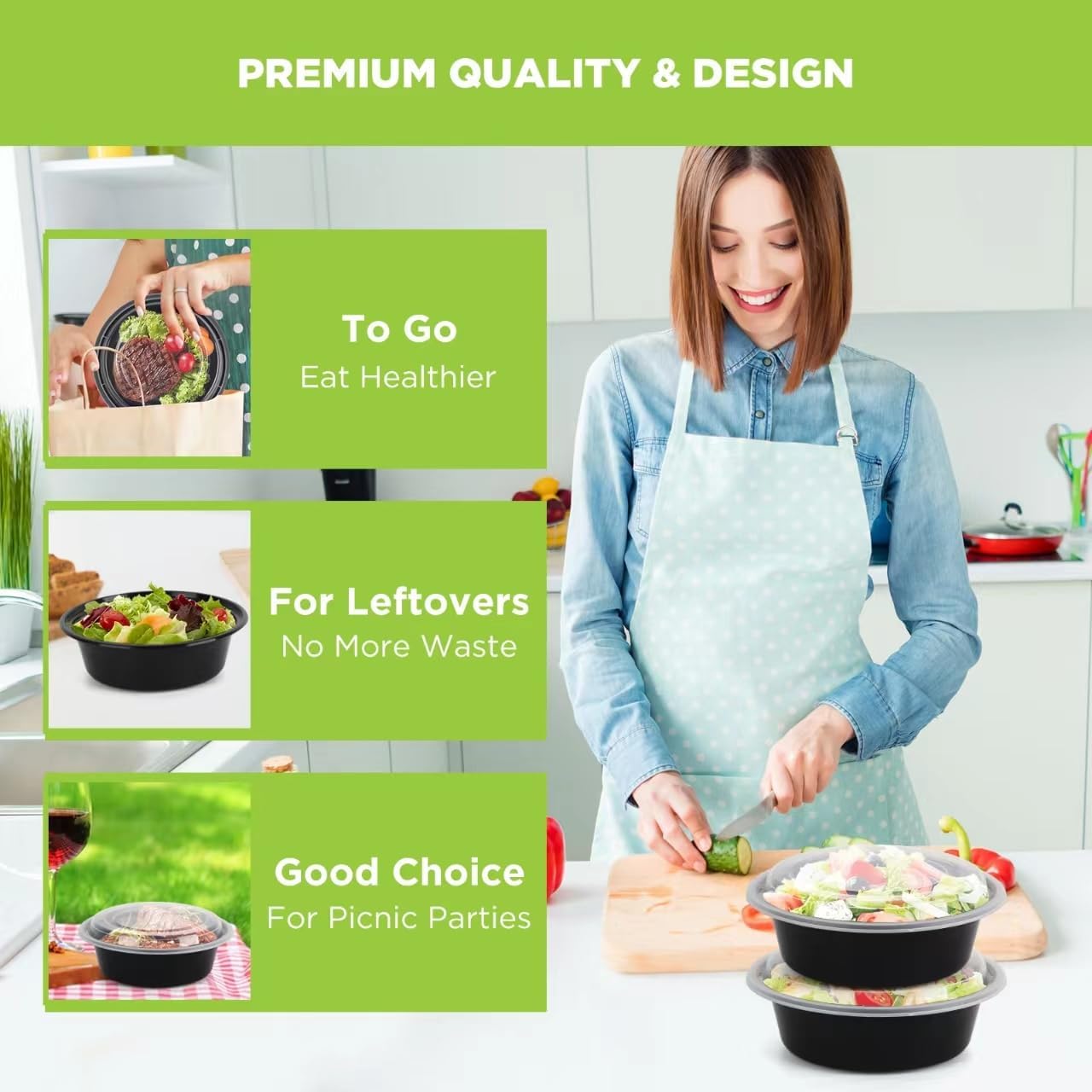 Meal Prep Bakjes met Deksels - - Meal Prep Freezer recensie en prijs