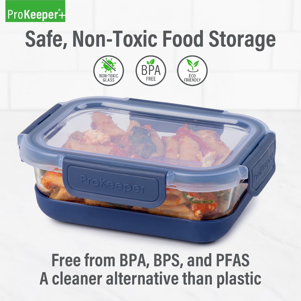 2,8-cup glazen voedselbewaarba - Meal Prep Freezer recensie en prijs
