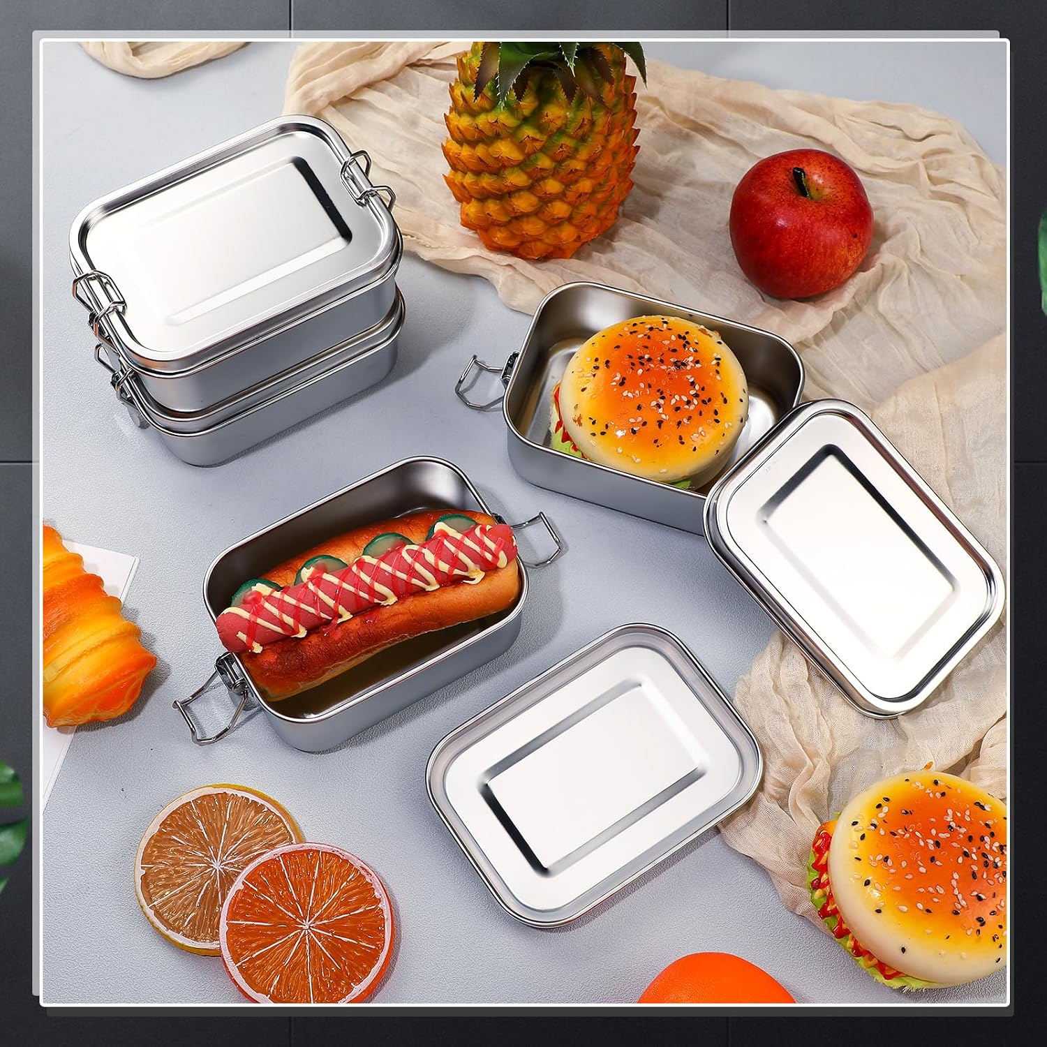 Roestvrijstalen voedselbewaarc - Meal Prep Organizer recensie en prijs