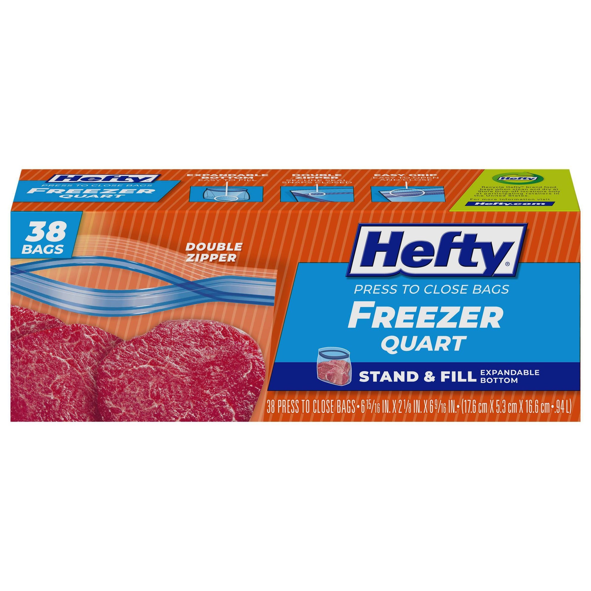 38ct Quart Vriesvak Voedselbew - Meal Prep Freezer recensie en prijs