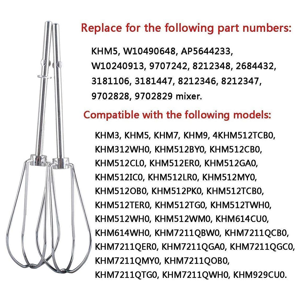 A56P-W10490648 & KHMPW Klopper - Kitchenaid Mixer Hand Mixer recensie en prijs
