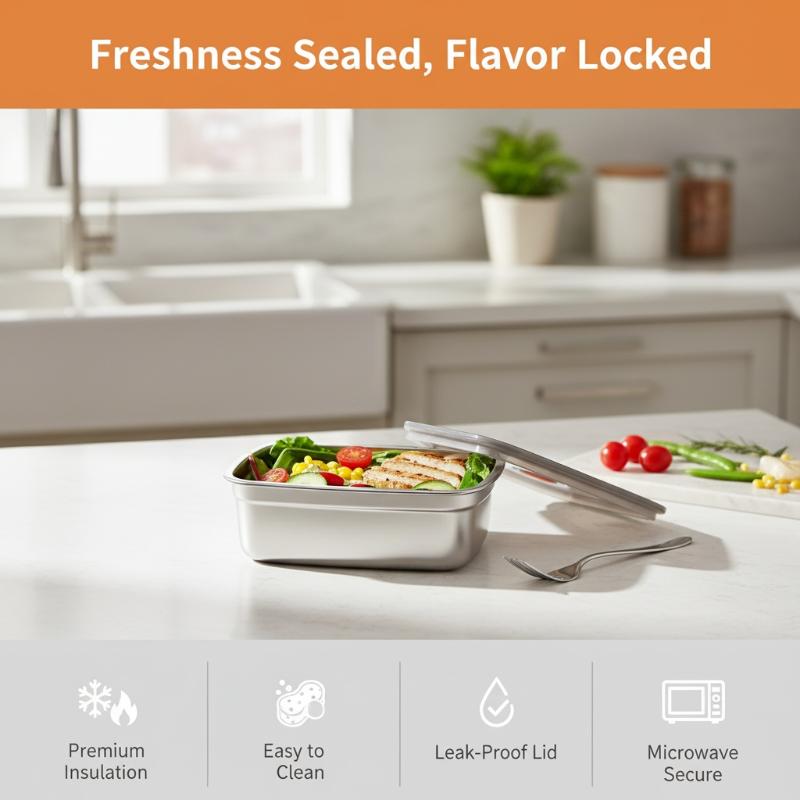 Roestvrijstalen campinglunchbo - Meal Prep Freezer recensie en prijs