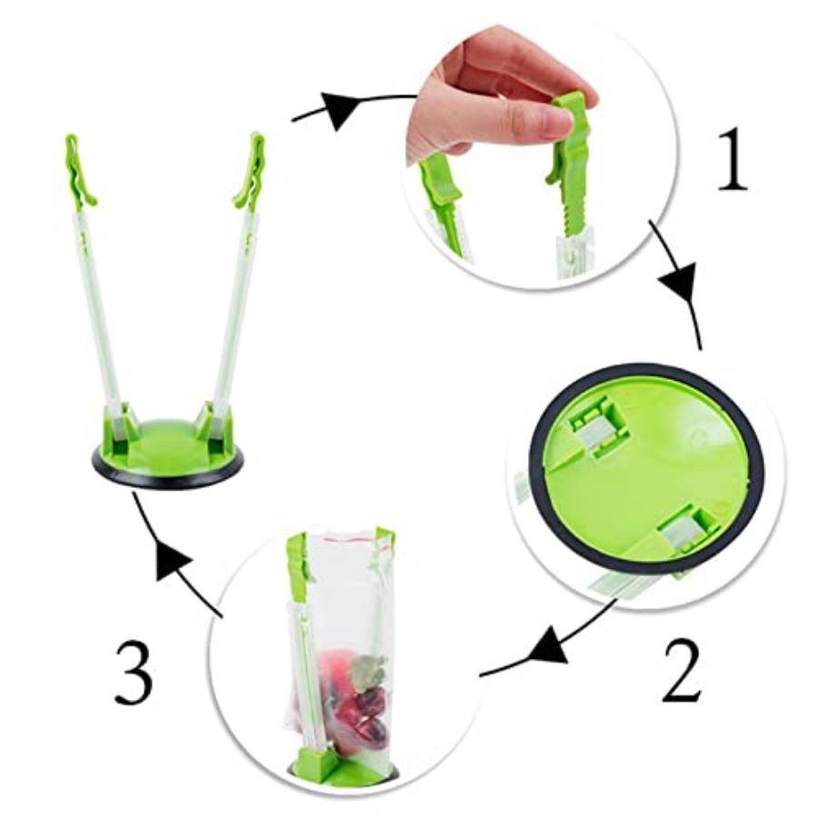 Baggy Rack - 8 stuks, voedselb - Meal Prep Freezer recensie en prijs