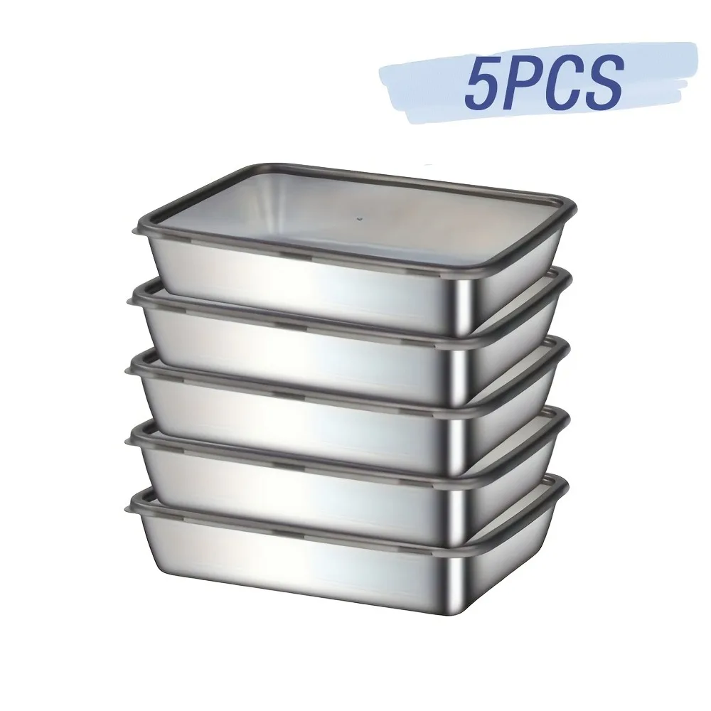 5-delige RVS voedsel bewaardoz - Meal Prep Organizer recensie en prijs