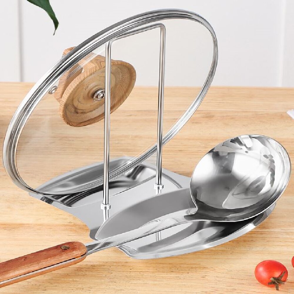 Roestvrijstalen dekselhouder v - Meal Prep Organizer recensie en prijs