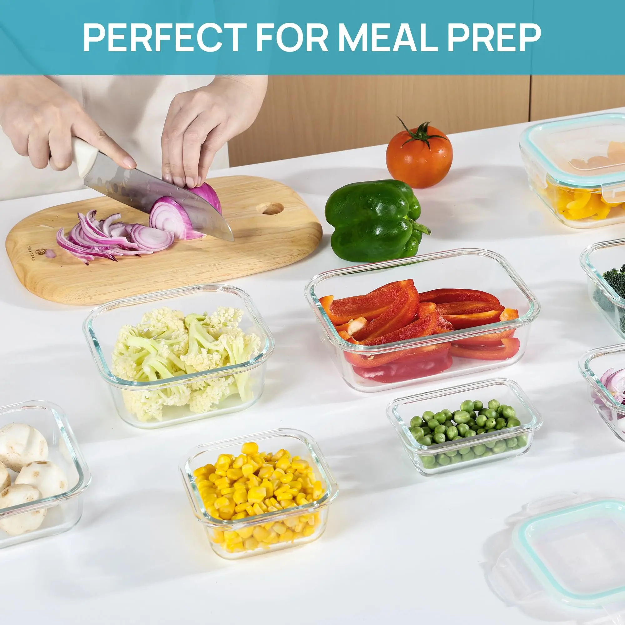 Glazen lunchbox Voedselopslagc - Meal Prep Freezer recensie en prijs