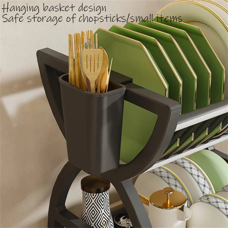 2-laags afwasrek keukenorganiz - Meal Prep Organizer recensie en prijs